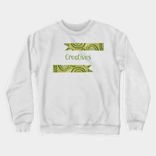 Creatives - Green Ribbons Design GC-108-3 Crewneck Sweatshirt